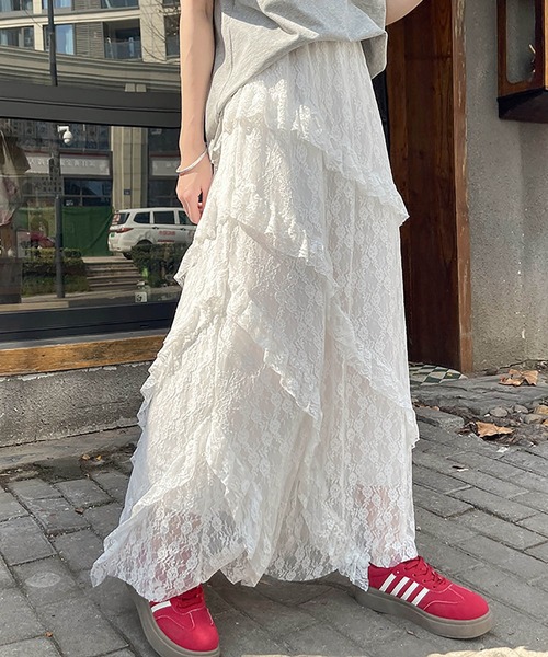 MAISON DE THERESE（メゾン ド テレーズ）の「フリル総レースロング