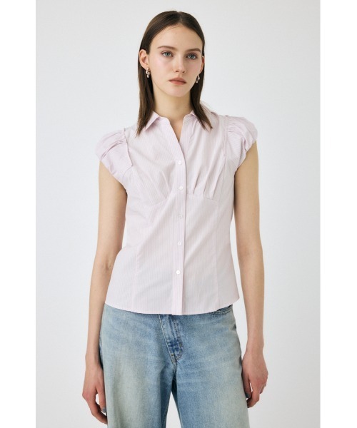 MOUSSY PIN TUCK FIT ブラウス PIN STRIPE FIT シャツ（シャツ/ブラウス）｜MOUSSY（マウジー