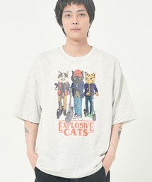 アニマルキックボード柄Tシャツ(M1)