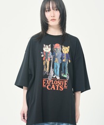 アニマルキックボード柄Tシャツ(M1)