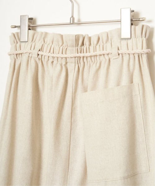 LBC（エルビーシー）の「リネン混タッセルベルトイージーパンツ（その他パンツ・レディース・ベージュ/エメラルド/ブラウン系その他/グレー・M/L）」の10枚目の写真