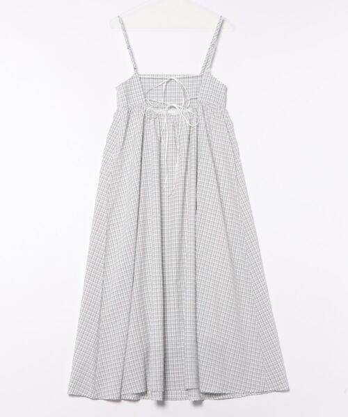 SUNFLOWER EIGHT(サンフラワーエイト)の「バックオープンリボンキャミワンピース(ワンピース・レディース・ホワイト系その他/グリーン系その他・FREE)」の16枚目の写真