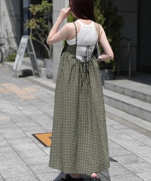 SUNFLOWER EIGHT（サンフラワーエイト）の「バックオープンリボンキャミワンピース（ワンピース）」