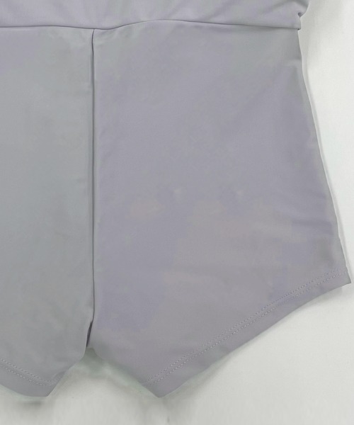 TeddyShop（テディショップ）の「レディース水着 ラメ入りシャギービスチェ風ハイウエストビキニ 上下2点セット（水着・レディース・ブラック/グレー/アイボリー/ピンク・L/S/M）」の15枚目の写真