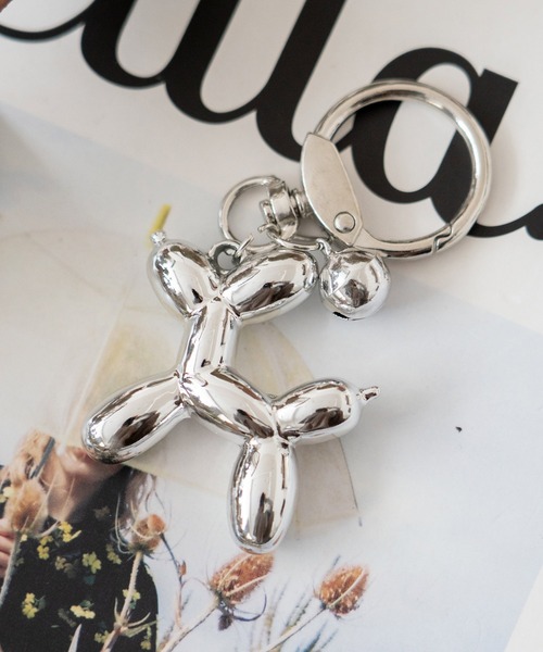 VitaFelice（ヴィータフェリーチェ）の「バルーンドッグチャーム キーホルダー（チャーム・レディース・シルバー/ゴールド・FREE）」の4枚目の写真