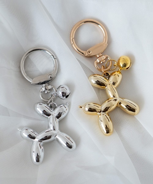 VitaFelice（ヴィータフェリーチェ）の「バルーンドッグチャーム キーホルダー（チャーム・レディース・シルバー/ゴールド・FREE）」の6枚目の写真