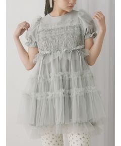 セール】トドラー エンブロイダリーワンピース（シャツ