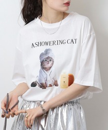 FUNALIVE（ファンアライブ）の「猫プリントTシャツ（Tシャツ/カットソー・メンズ）」