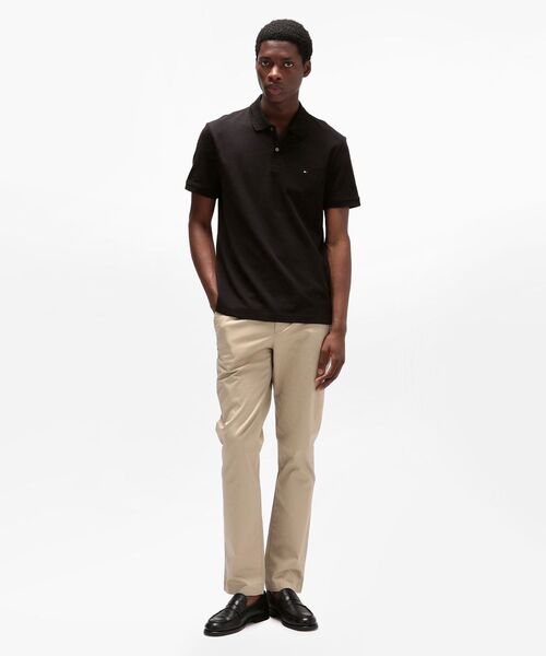 TOMMY HILFIGER(トミーヒルフィガー)の「レギュラーポロシャツ(ポロシャツ・メンズ・ブラック/ホワイト/ネイビー・LARGE/SMALL/X-LARGE/MEDIUM)」の5枚目の写真