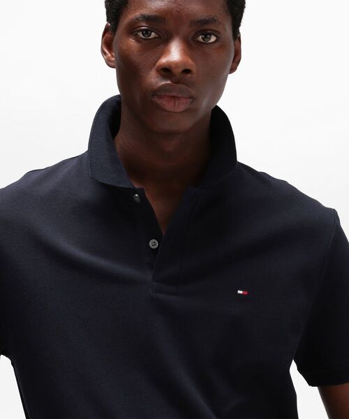 TOMMY HILFIGER(トミーヒルフィガー)の「レギュラーポロシャツ(ポロシャツ・メンズ・ブラック/ホワイト/ネイビー・LARGE/SMALL/X-LARGE/MEDIUM)」の10枚目の写真