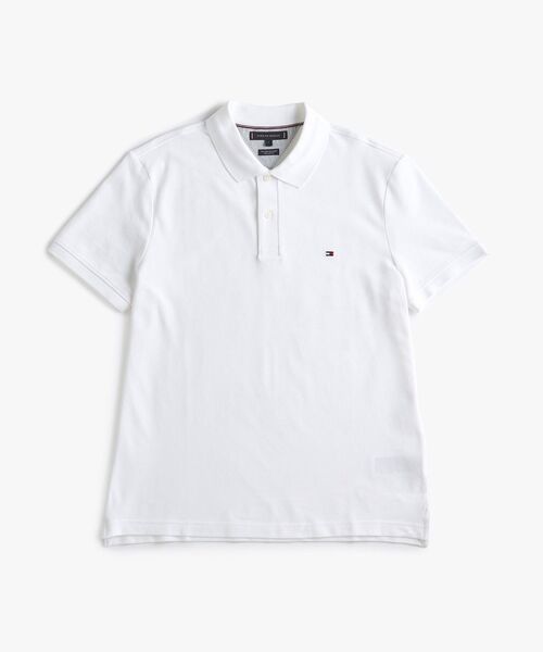 TOMMY HILFIGER(トミーヒルフィガー)の「レギュラーポロシャツ(ポロシャツ・メンズ・ブラック/ホワイト/ネイビー・LARGE/SMALL/X-LARGE/MEDIUM)」の14枚目の写真