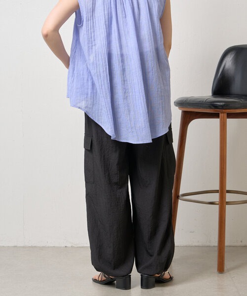 Jena espace merveilleux（ジェナ　エスパスメルヴェイユ）の「ナイロンパラシュートパンツ（その他パンツ・レディース・グレー/アイボリー/ブラック・FREE）」の16枚目の写真