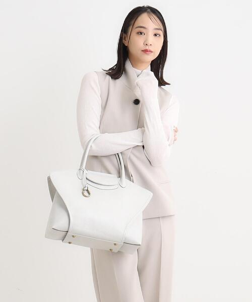 TOFF&LOADSTONE（トフアンドロードストーン）の「Bien tote（ビアントート）L（トートバッグ・レディース・サックスブルー/ピンク系/ブルー系5・00）」の5枚目の写真