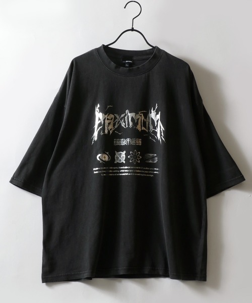 セール】Pigment Graphic T-shirt/ピグメント加工 ヴィンテージ