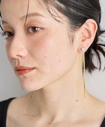 for/c（フォーシー）の「2WAYロングチェーンピアス【サージカルステンレス】（ピアス（両耳用））」