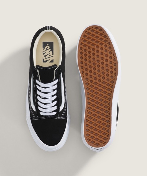 （K25559）★未使用★ VANS オールドスクール 22.5㎝ VANS - VANS オールドスクール ロゴ ベルクロ 22.5cmの通販 by