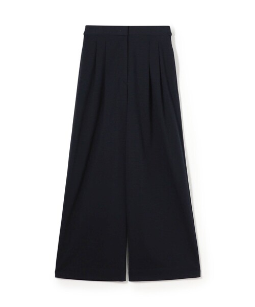 BALLSEY（ボールジィ）の「プラッドジャージー タックワイドパンツ（その他パンツ・レディース・ライトベージュ/ネイビー/ライトグリーン・36/34）」の3枚目の写真