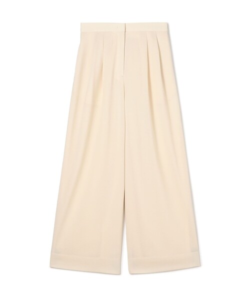 BALLSEY（ボールジィ）の「プラッドジャージー タックワイドパンツ（その他パンツ・レディース・ライトベージュ/ネイビー/ライトグリーン・36/34）」の2枚目の写真