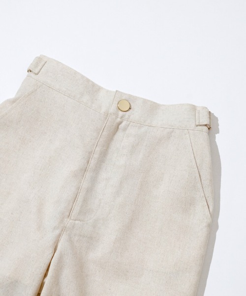flower（フラワー）の「カームリネンパンツ（その他パンツ・レディース・グレー/アイボリー・FREE）」の20枚目の写真