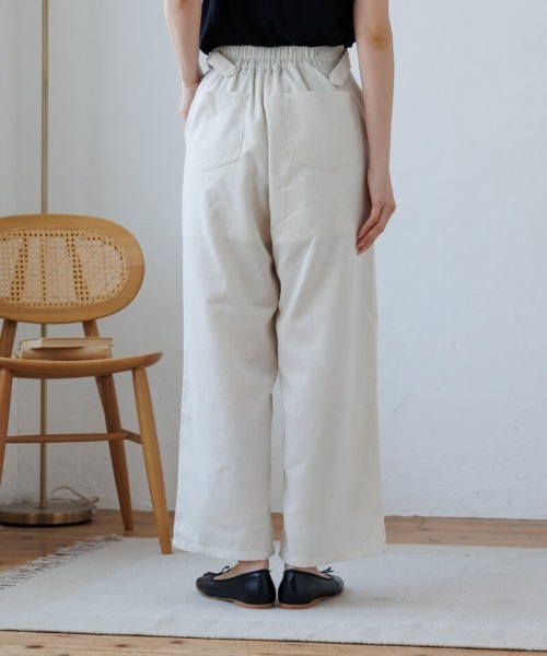 【★日本未入荷★】MAXMARASTUDIO ☆ パンツ FAGO セール】カームリネンパンツ（その他パンツ）｜flower（フラワー