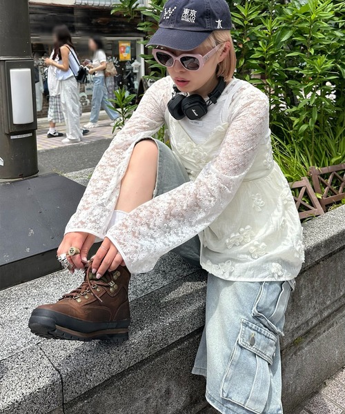 Alley Tokyo（アリートーキョー）の「ポケいっぱいデニムハーパン（デニムパンツ・レディース・サックスブルー・F）」の9枚目の写真