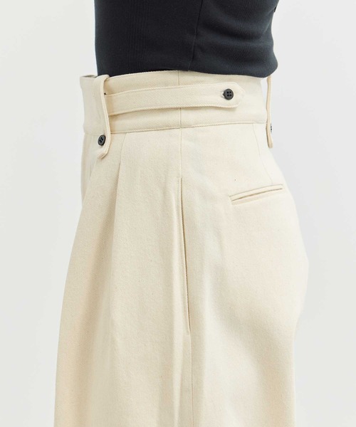 パンツ louren linen like cocoon pants ZOZOTOWN限定》【Louren/ローレン】slab cotton cocoon pants