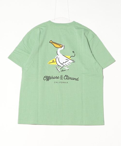 OSxALMOND PELICAN TEE（Tシャツ/カットソー）｜OFFSHORE