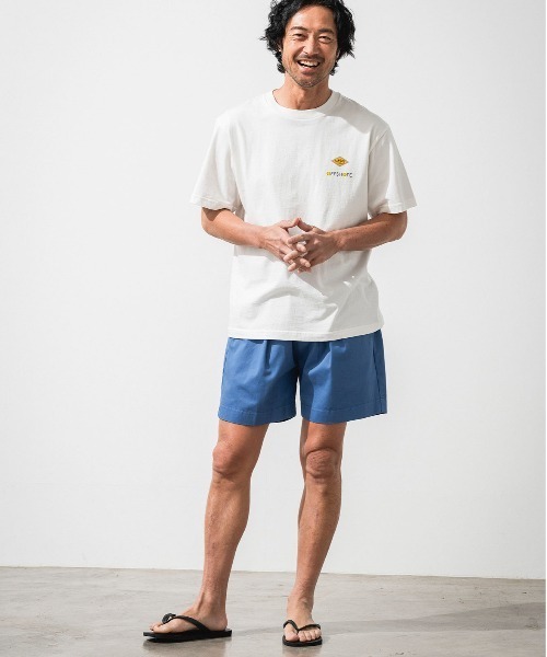 OFFSHORE(オフショア)の「OSxALMOND PELICAN TEE(Tシャツ/カットソー・メンズ・ピンク/グリーン・L/S/M)」の5枚目の写真