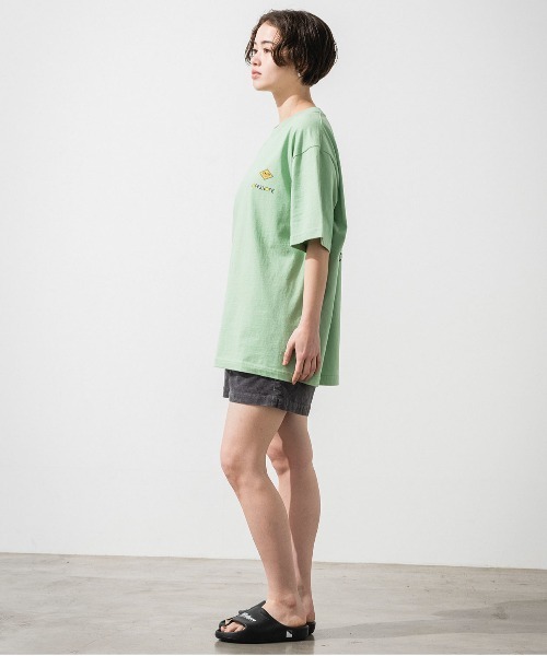 OFFSHORE(オフショア)の「OSxALMOND PELICAN TEE(Tシャツ/カットソー・メンズ・ピンク/グリーン・L/S/M)」の9枚目の写真