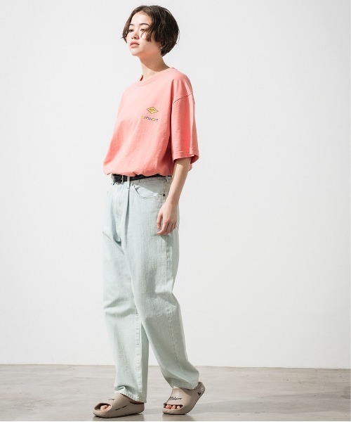 OFFSHORE(オフショア)の「OSxALMOND PELICAN TEE(Tシャツ/カットソー・メンズ・ピンク/グリーン・L/S/M)」の12枚目の写真