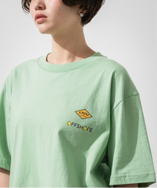 OFFSHORE(オフショア)の「OSxALMOND PELICAN TEE(Tシャツ/カットソー・メンズ・ピンク/グリーン・L/S/M)」の16枚目の写真
