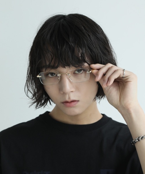 ADAM PATEK(アダムパテック)の「【ADAMPATEK/アダムパテック】Rimless Glasses/リムレスグラス(メガネ・メンズ・ゴールド/シルバー系その他/ゴールド系その他2/シルバー・FREE)」の3枚目の写真