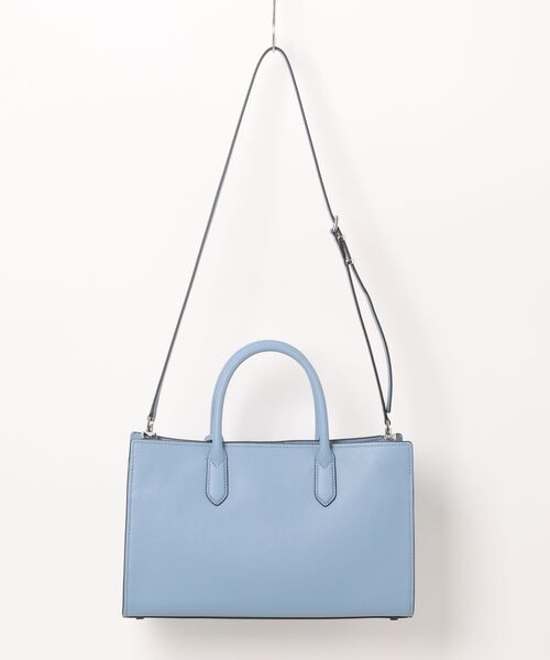 MICHAEL KORS(マイケルコース)の「SCARLETT レザー サッチェル ミディアム(ハンドバッグ・レディース・ブルー系・FREE)」の2枚目の写真