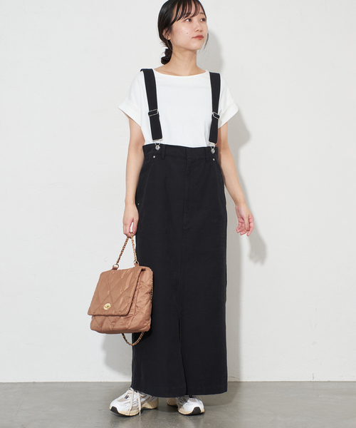 ハイウエストジャンパースカート SLOBE IENA WEB限定/追加》ハイウエストジャンパースカート（スカート）｜SLOBE