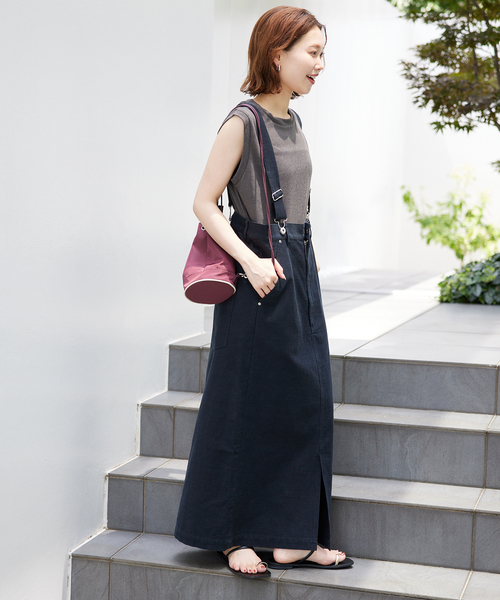 WEB限定/追加》ハイウエストジャンパースカート（スカート