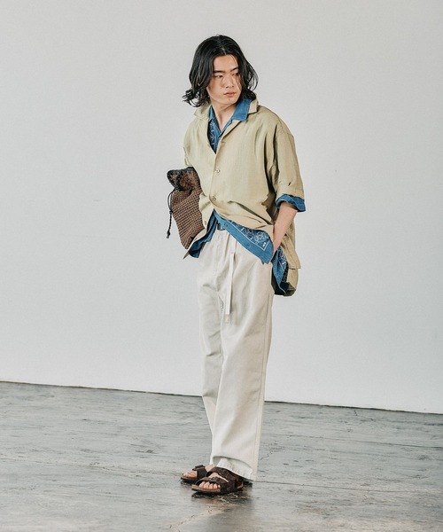 Gramicci（グラミチ）の「【Gramicci(グラミチ)】別注コットンツイルワイドパンツ（その他パンツ・メンズ・ブラック/オフホワイト/ブルー・MEDIUM/LARGE）」の7枚目の写真