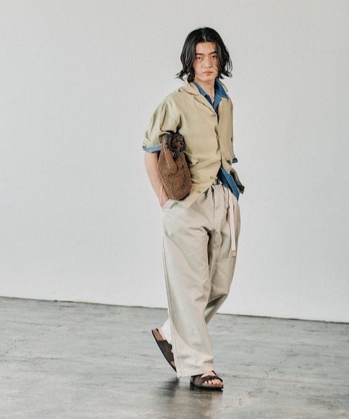 Gramicci（グラミチ）の「【Gramicci(グラミチ)】別注コットンツイルワイドパンツ（その他パンツ・メンズ・ブラック/オフホワイト/ブルー・MEDIUM/LARGE）」の6枚目の写真