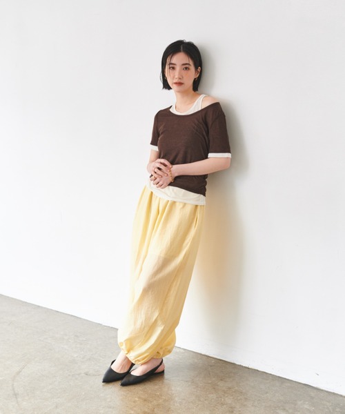 【関税込み】Teurn Studios SSENSE限定 ベージュ タックパンツ タックパンツ – sicut