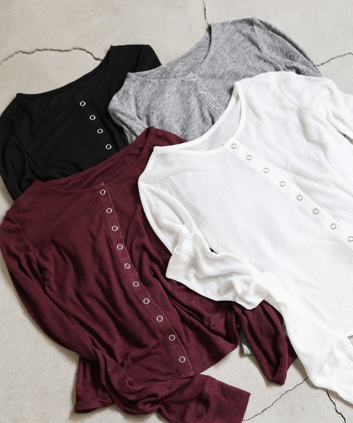 select MOCA（セレクトモカ）の「シアーテレコカーディガン（カーディガン/ボレロ・レディース・ブラック/グレー/オフホワイト/ボルドー・FREE）」の16枚目の写真