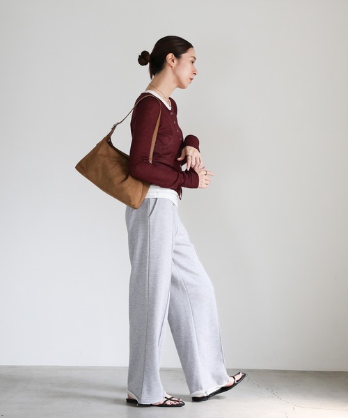 select MOCA（セレクトモカ）の「シアーテレコカーディガン（カーディガン/ボレロ・レディース・ブラック/グレー/オフホワイト/ボルドー・FREE）」の20枚目の写真