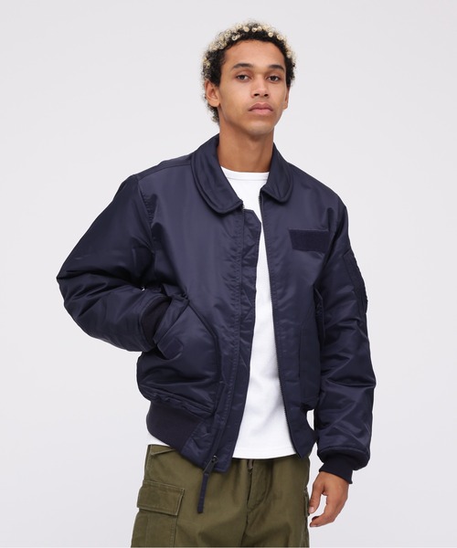 AVIREX（アヴィレックス）の「CWU 45-P COMMERCIAL / CWU 45-P コマーシャル / AVIREX / アヴィレックス（MA-1・メンズ・ブラック/ロイヤルブルー/セージグリーン・XX-LARGE/LARGE/MEDIUM/X-LARGE）」の12枚目の写真