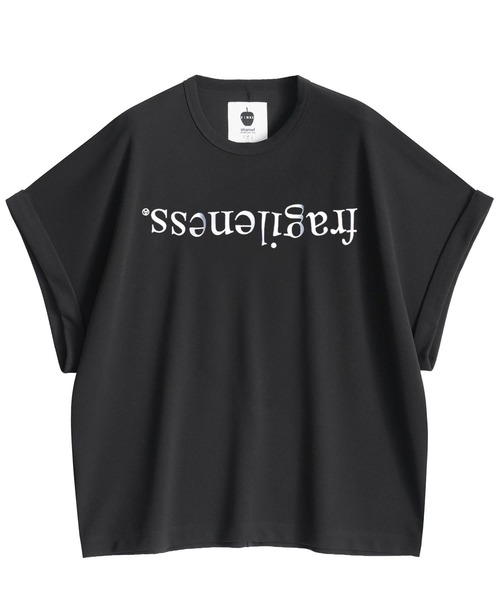 SHAREEF(シャリーフ)の「GEORGETTE JQ P/O "fragileness"(Tシャツ/カットソー・メンズ・ホワイト/ブラック・1/2)」の2枚目の写真