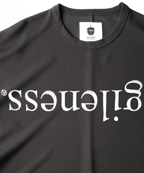 SHAREEF(シャリーフ)の「GEORGETTE JQ P/O "fragileness"(Tシャツ/カットソー・メンズ・ホワイト/ブラック・1/2)」の4枚目の写真