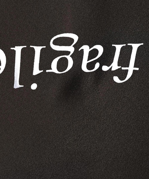 SHAREEF(シャリーフ)の「GEORGETTE JQ P/O "fragileness"(Tシャツ/カットソー・メンズ・ホワイト/ブラック・1/2)」の5枚目の写真