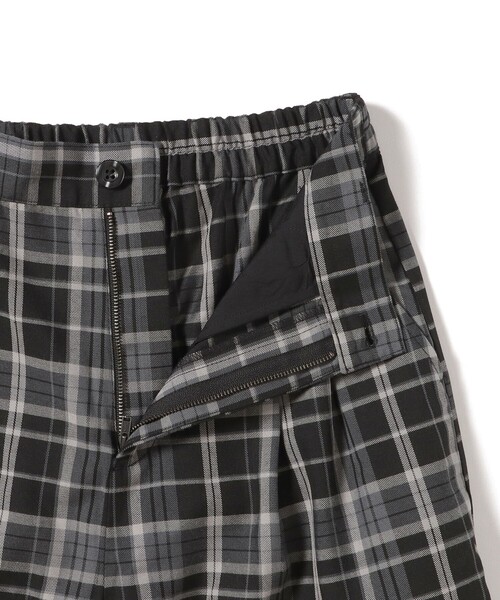 BEAMS HEART（ビームスハート）の「チェック スラックス ワイド パンツ（スラックス・レディース・ブラック/ブラウン・FREE）」の13枚目の写真