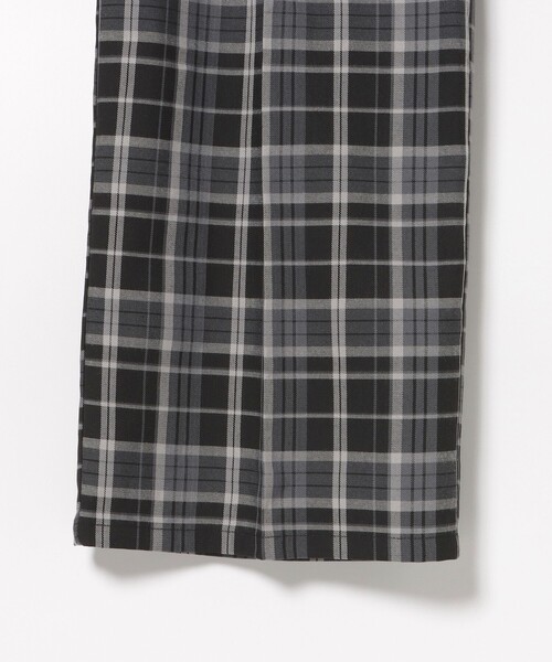 BEAMS HEART（ビームスハート）の「チェック スラックス ワイド パンツ（スラックス・レディース・ブラック/ブラウン・FREE）」の14枚目の写真