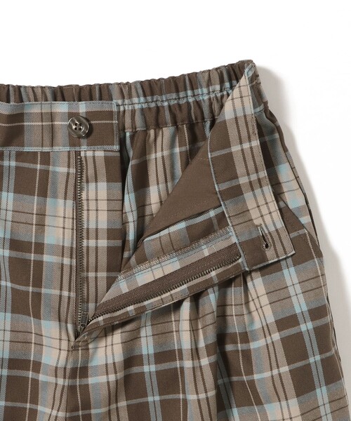 BEAMS HEART（ビームスハート）の「チェック スラックス ワイド パンツ（スラックス・レディース・ブラック/ブラウン・FREE）」の18枚目の写真