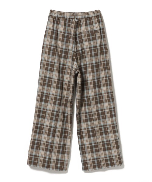 BEAMS HEART（ビームスハート）の「チェック スラックス ワイド パンツ（スラックス・レディース・ブラック/ブラウン・FREE）」の19枚目の写真