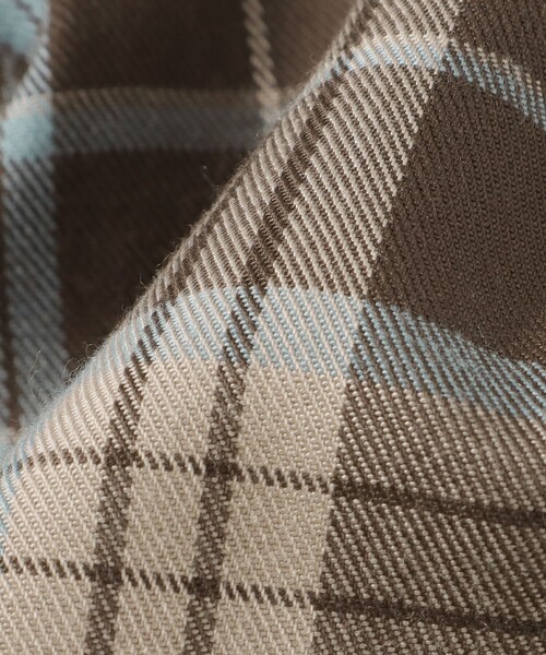 BEAMS HEART（ビームスハート）の「チェック スラックス ワイド パンツ（スラックス・レディース・ブラック/ブラウン・FREE）」の20枚目の写真