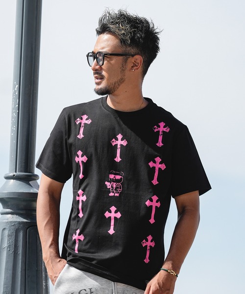 白髪 　adamsJUGGLER ✨RTEGアイコンリラックスセットアップ✨ M.L BK,W,SAX TOPS